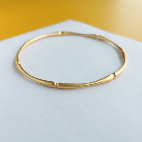 Julie Vos Jewelry - Bamboo Gold Bamboo Bracelet by Julie Vos